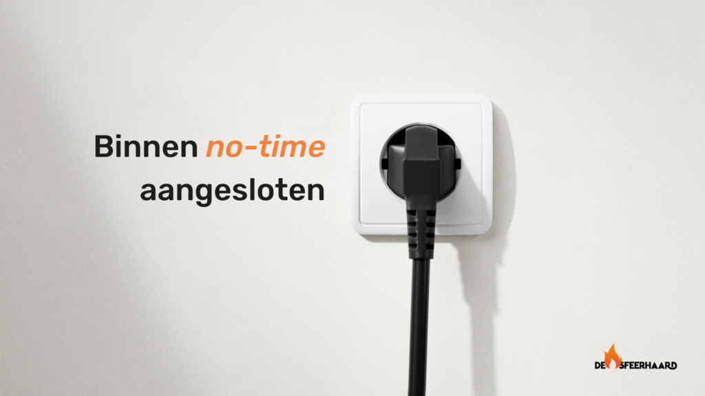 elektrische sfeerhaard aansluiten